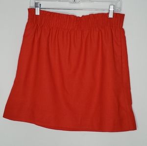 J. CREW Wool Sidewalk City Paper Bag Skirt with Pockets